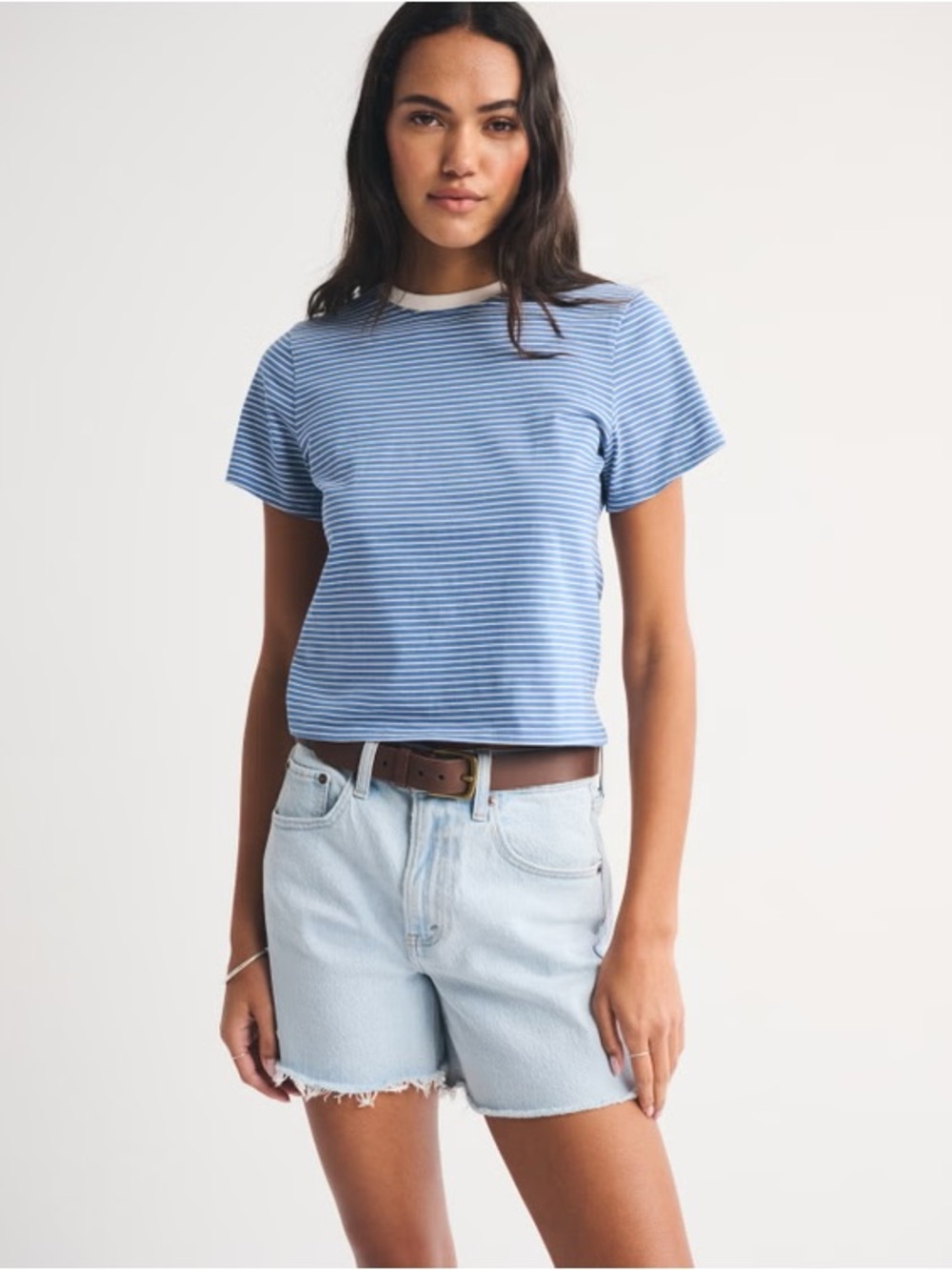 Abercrombie & Fitch High Rise Dad Short Curve Love
